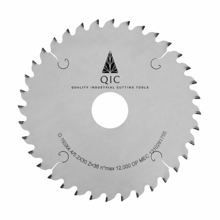 QIC TOOLS 100mm Diamond Conical Scoring Blade PCD 3.0-4.0 Spacing DSB.1002220.4